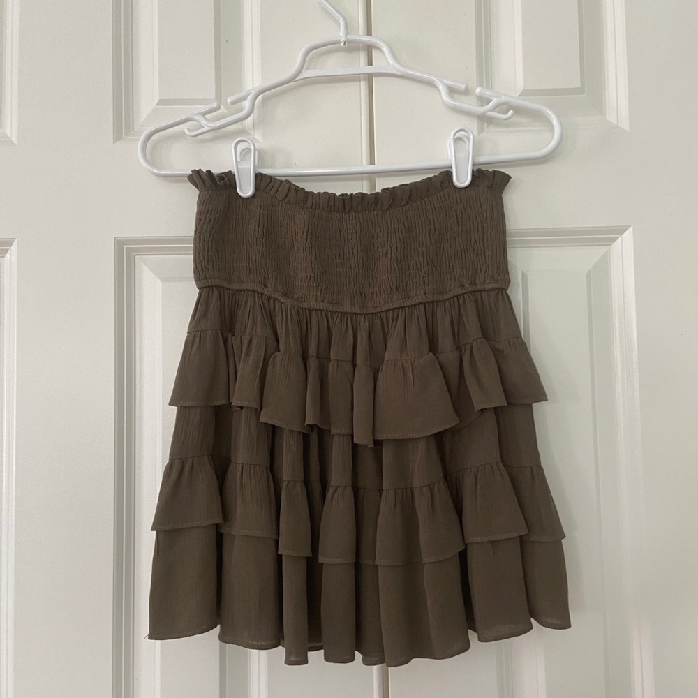 ruffle skirt from local boutique